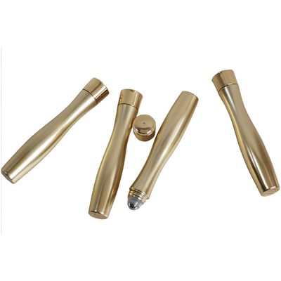 20ml Golden Plastic Oil Bottle PETG Eye Cream Essential Oil Roller To Take Bead Bottle​
