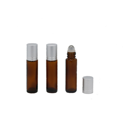 Bulk 10ml Roller Bottles‌ Green Red Blue White Amber Pretty Essential Oil Roller Bottles Aluminum Screw Cap