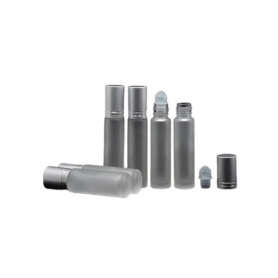 10ml Frosted Empty Roll On Bottles For Essential Oils With Gold Aluminium Screw Cap