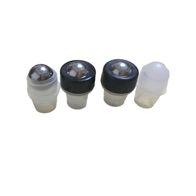Screw Cap Roll On Perfume Bottles , Amber Green Red Metal Roller Tops For Essential Oil Bottles