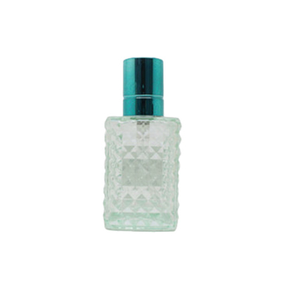 40ml wholesal colorful perfume glass bottle with crimp pump