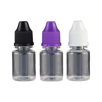 Cosmetic Plastic Bottle 5ml 10ml 20ml 30ml 50ml 60ml 120ml Clear PET Bottle with CRC Screw Cap