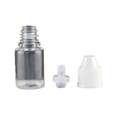 Cosmetic Plastic Bottle 5ml 10ml 20ml 30ml 50ml 60ml 120ml Clear PET Bottle with CRC Screw Cap