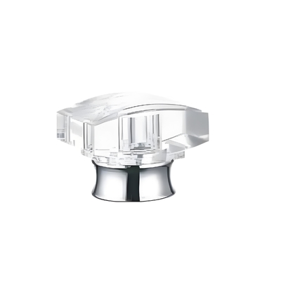 Zinc alloy shoulder cover perfume cap with built-in silicone sealing ring for temperature resistance