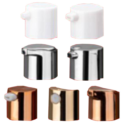 20/410 Airless Cosmetic Dispenser System OEM Lotion Pump White For Cream Glass Bottle