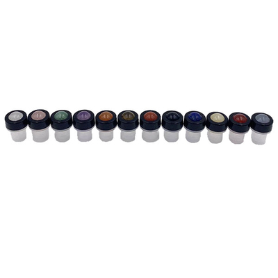 Professional Production Small Roll On Bottle Cap Clear Gemstone Roller Bottle Tops 10ml Jade Roller Ball Bottle