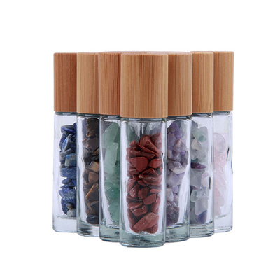 3ml Jade Roller Ball Gem Roller Glass Bottles Empty Round Glass Roll On Bottles
