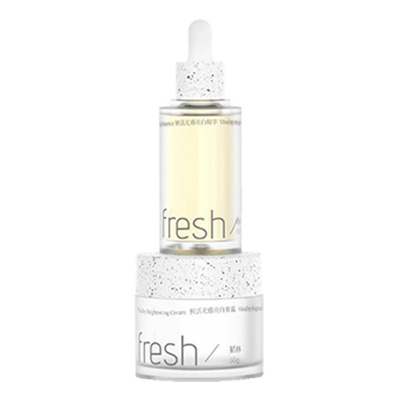 PCR bottle cap essence water cream special PETG environmental protection empty bottle set 50ml 200ml luxury frosted glass serum bottle with pipette‌
