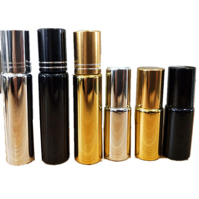 Roll On Bottle Manufacturers Electroplate UV Glass 5Ml 10Ml Empty Refillable Roll On Bottles