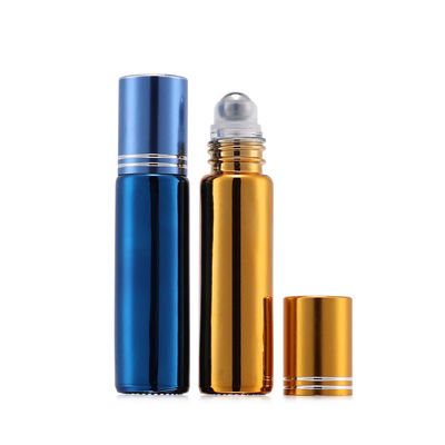 3ml Empty Black Silver Gold Red Roller Bottles with Stainless Roll On Ball