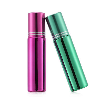 1ml Colorful UV Glass Bottle Essential Oil Use Roll On Bottle With Steel Roller