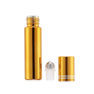 1ml Colorful UV Glass Bottle Essential Oil Use Roll On Bottle With Steel Roller