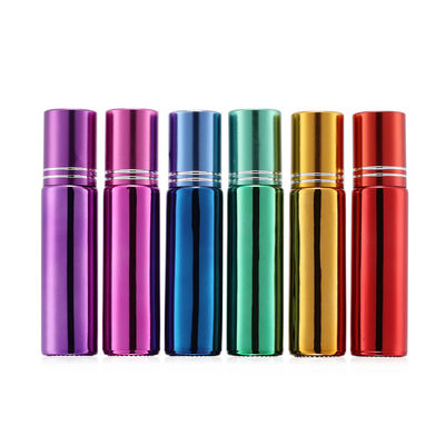 10ml UV Gold Rollerball Perfume Bottles Wholesale With Metal Roller Ball