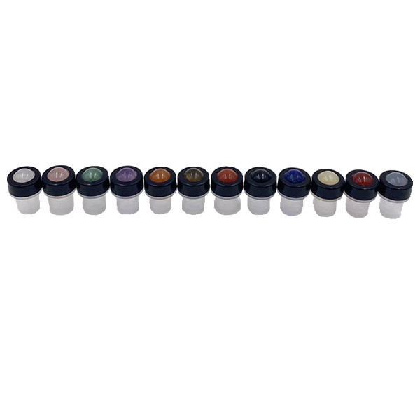 Hot Selling High Quality Roll On Small Perfume Bottle Pink 10ml Natural Gemstone Roller Ball Tops