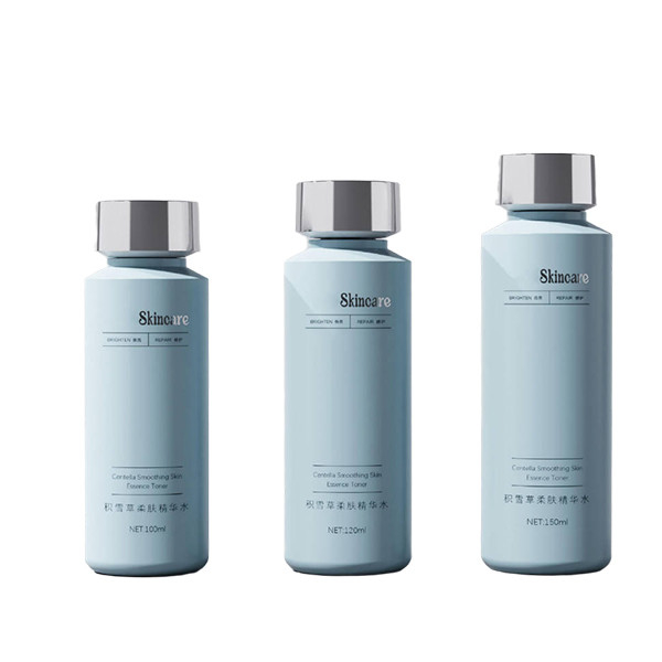 Slanted Shoulder PETG Empty Skincare Bottles for High-End Brands with CMYK Printing and Triple Seal Structure 20 000 MOQ