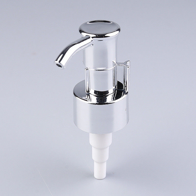 24/410 28/410 White With Silver Lotion Pump Hand Sanitizer Dispenser Gold Aluminum Plastic Lotion Pump For Bottles
